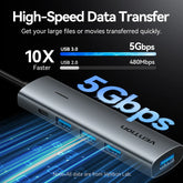 Vention 5-in-1 USB-C Hub | TGZHB